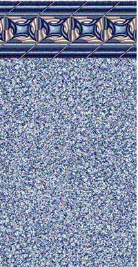 16X32 RECT. 25 GA. Metal Diamond Liner NL991325