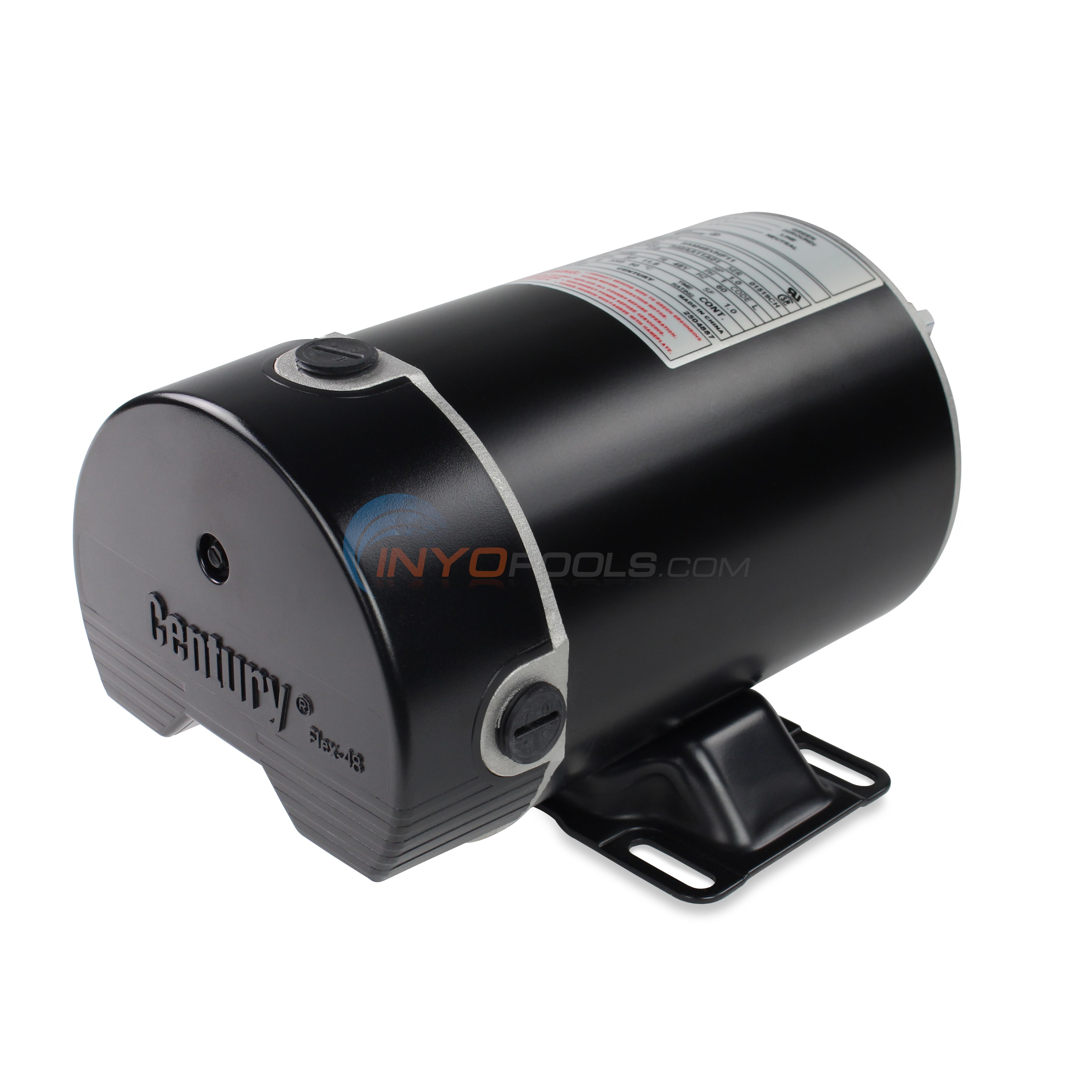 Magnetek Century (A.O. Smith) 1.0 HP Up Rate Thru Bolt Motor, 48Y Frame, Single Speed - Model BN25V1