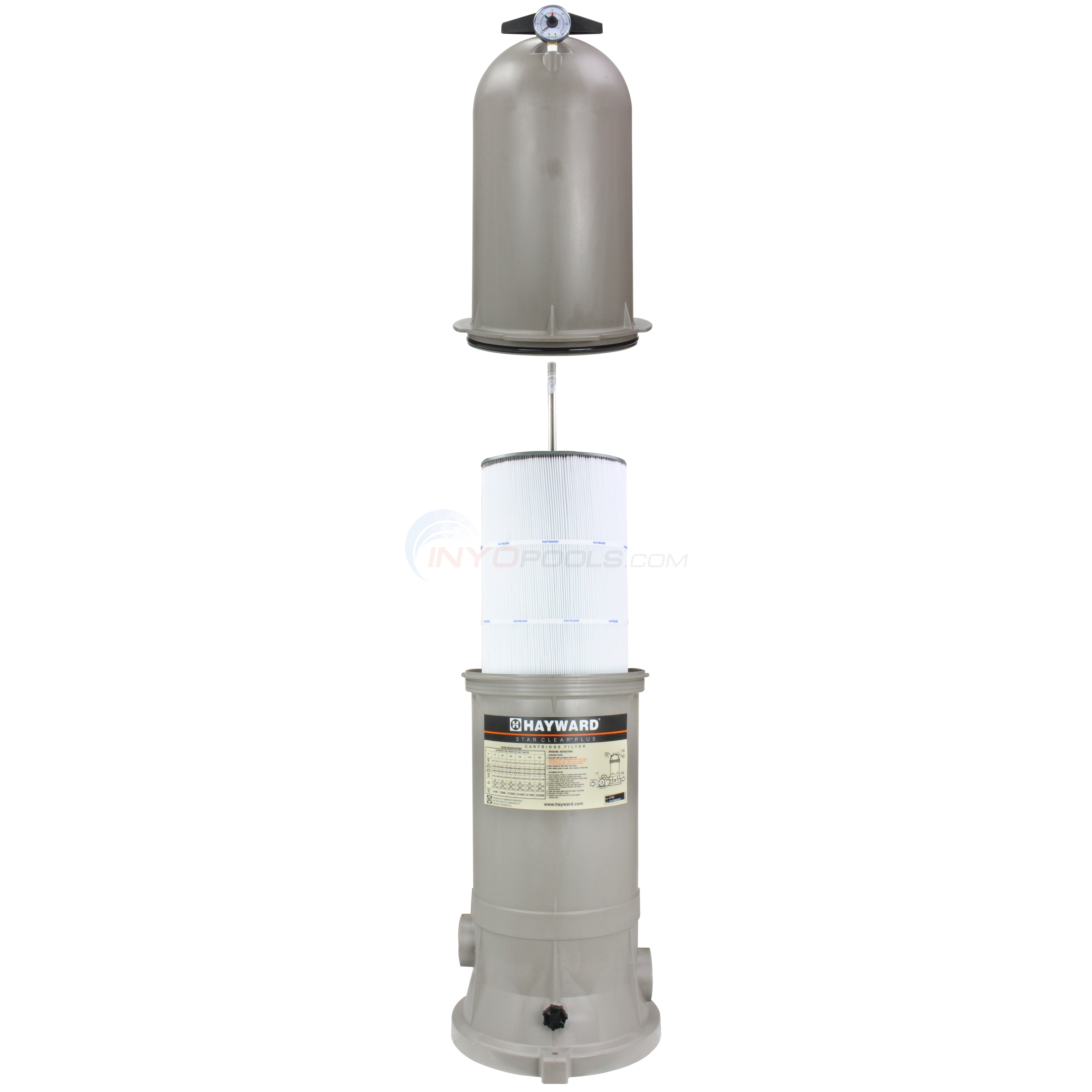 Hayward Star Clear Plus 175 Sq Ft 2 Inch Ports W3c17502 Inyopools Com
