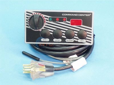 Spa Side Control, 4 Btn 120V, 10 Ft Cord w/Readout - INYOPools.com