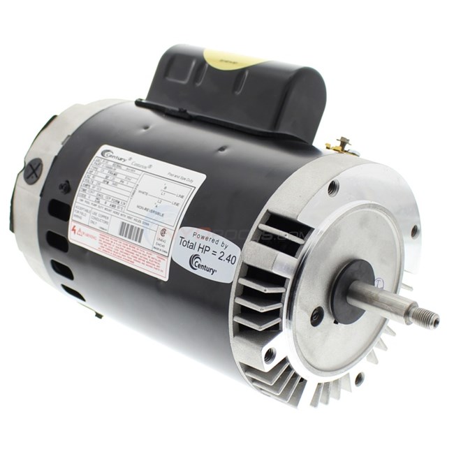 Century (A.O. Smith) 2.0 HP Full Rate Energy Efficient, Motor, Round Flange, 56J Frame, Single Speed - Model B130