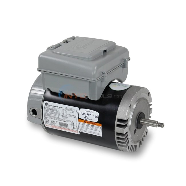 A.O. Smith 2 HP Full Rate Two Speed Motor W/ Timer - Round Flange (B979T,B2979T)