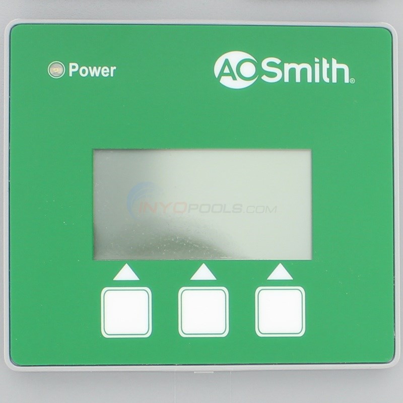 A.O. Smith Pool Motor Square Flange 3/4 HP 230V Full Rate Dual Speed w/ Digital Controller - B2980T
