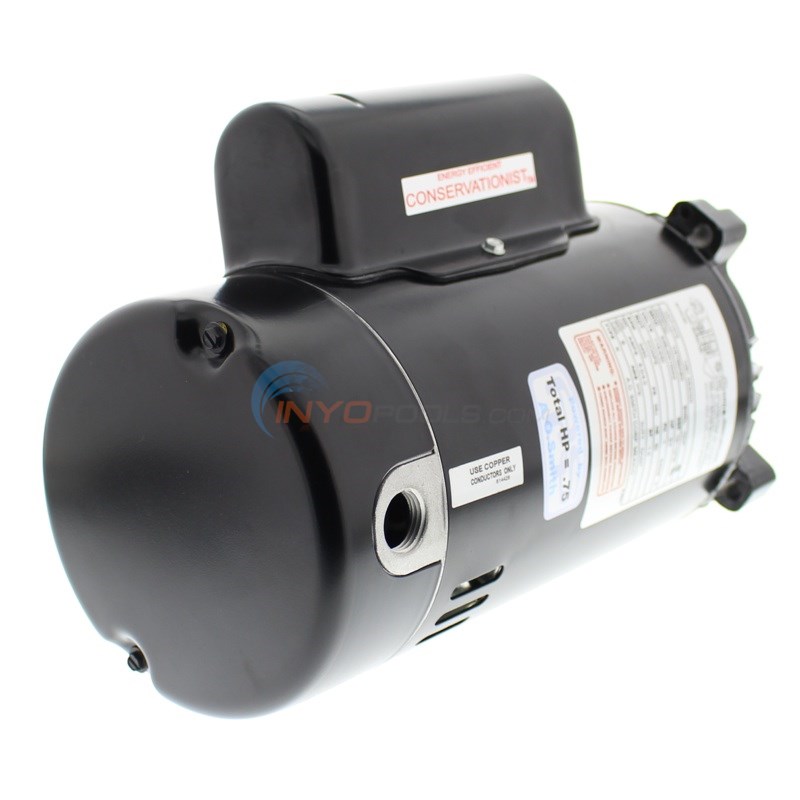 A.O. Smith Century 3/4 HP Round Flange 56J Up Rate EE Motor - UCT1072 - UCT1072V1
