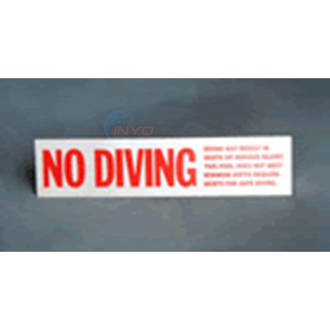 Cinderella Non-Diving Label - No Dive - NDL1