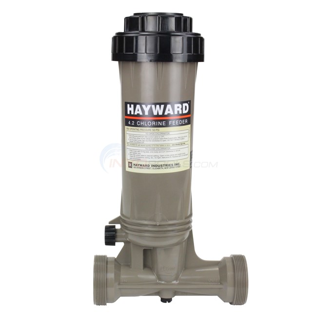 Hayward CL100 In-Line Automatic Chlorinator, Tablet Feeder, 4.2 Lbs. Capacity