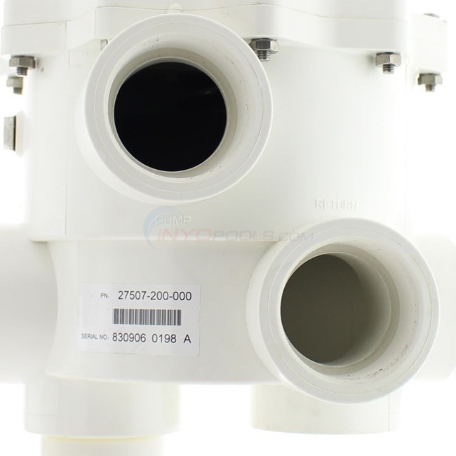 Custom Molded Products Generic Pentair 2" Side Mount Multiport Valve w/ Plumbing for FNS Plus - 27507-200-000
