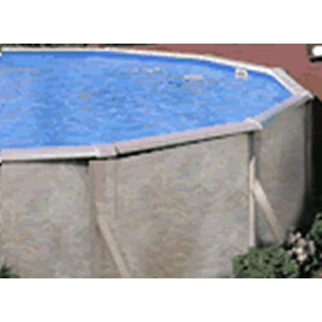 12' x 18' Oval 48" Alpha Above Ground Pool W/ Pump, Filter, Liner & Skimmer - ALAC12184P
