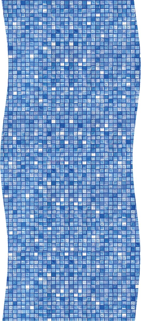 18' Round 54" Depth Overlap Cube Tile Standard Gauge Liner