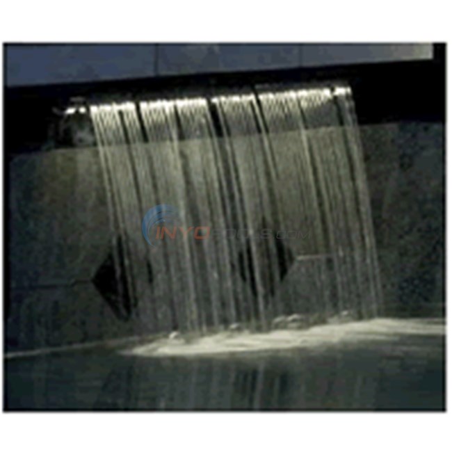 Fiberstars 24" Color Light Streams Lighted Rain Waterfall with an 8' run of fiber - CLSRW248