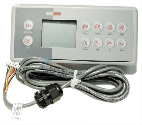 Panel,TSC-4/K-4 Lg Rec, 10-Button, Real T/C, 3-Pmp MSPA-MP