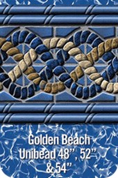 20' Round Golden Beach Pool Liner Unibead 54"