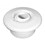 Std Wall Fitting Comp/Less Nut, White - 50-3500WHT