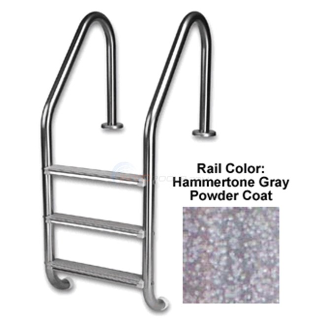 Interfab Pool Ladder 3 Step Gray Powder Coat - L3049SH9