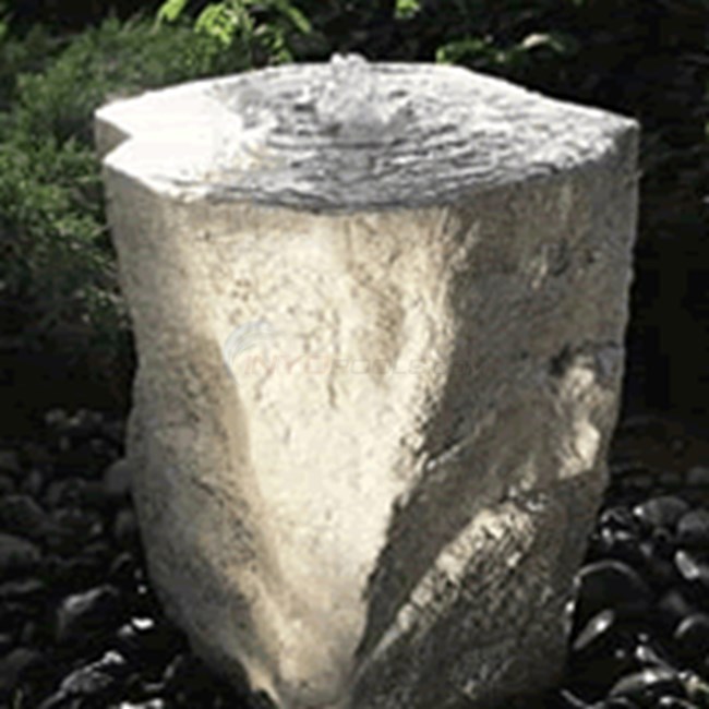 Interfab Stone Pillar / liner and pump Dark Granite - 340028-2