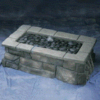 Interfab Bubbler Fountain Gray / Brown - 630025 - INYOPools.com