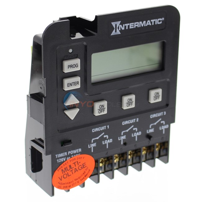 Intermatic Digital Pool/Spa Mechanism - P1353ME ... pool pump timer wiring diagram 