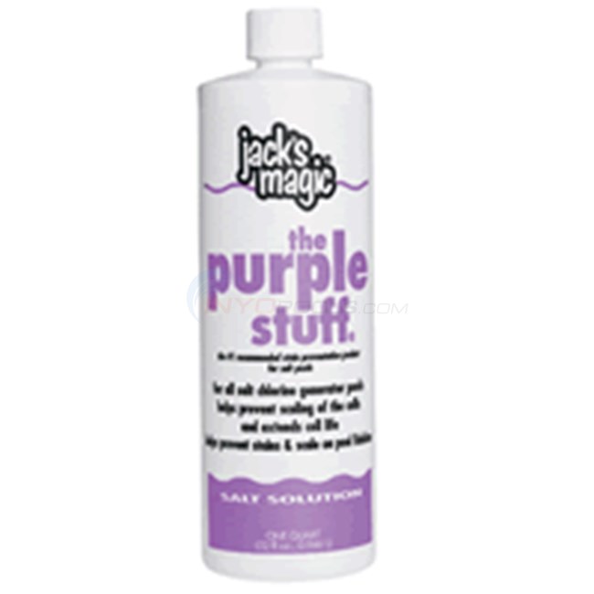 Jacks Magic The Purple Stuff for Salt Pools, 32oz. - JMPURPLE032 ...