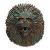 Baroque Lion Head Sconce, 7 1/2" x 9", Silver Nickel