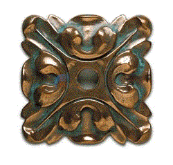 Star, 4 1/2" x 4 1/2", Brass