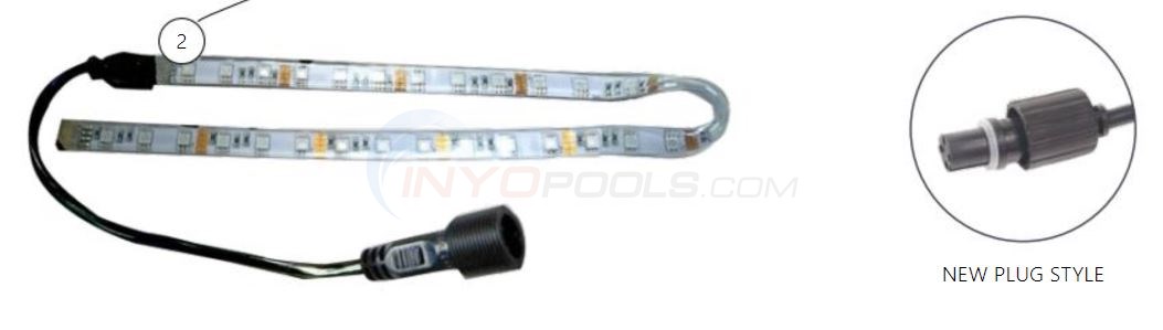 Custom Molded Products 48" LED WATERFALL LIGHT STRIP (NEW PLUG STYLE