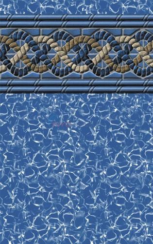 18' Round 52" Depth Unibead Mystri Gold Heavy Gauge Liner