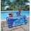Blue Wave Raft, Float & Towel Caddy w/Hamper - NT127