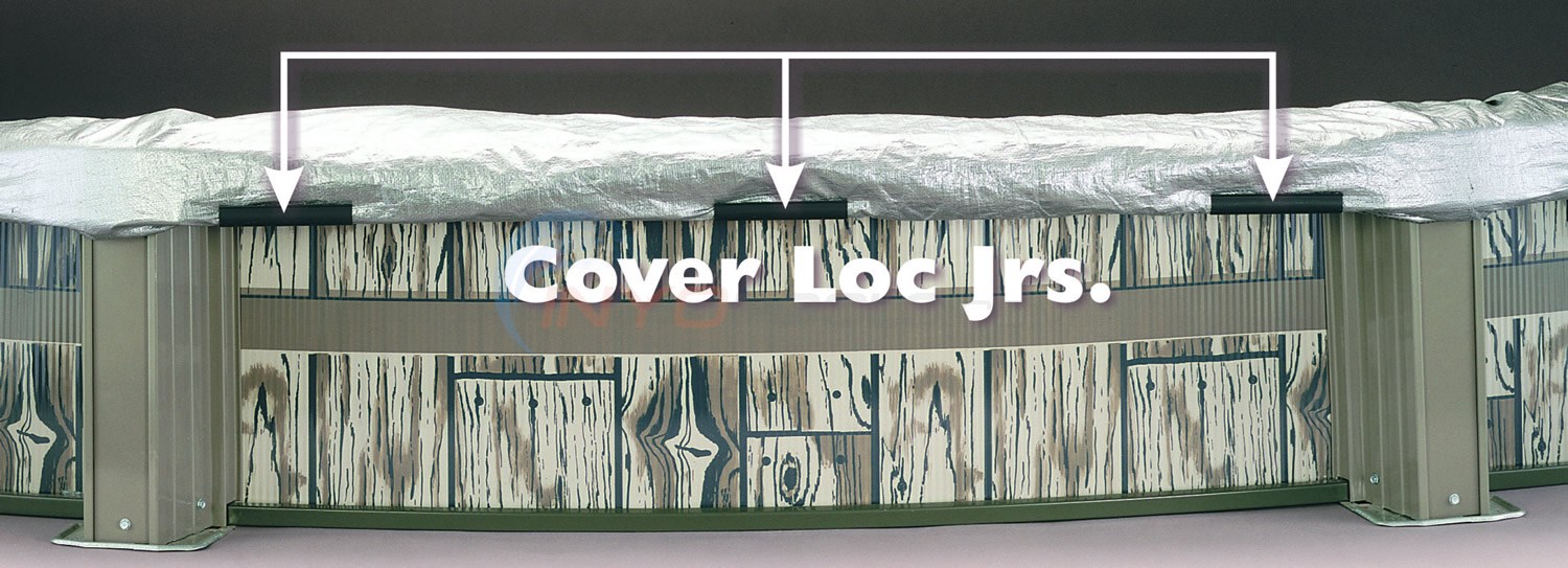 Gladon Cover Loc Jr - Installation and Locking System for Above Ground Pool Covers - 5" Clips (12-Pack) - NW136 - CLJR5012B