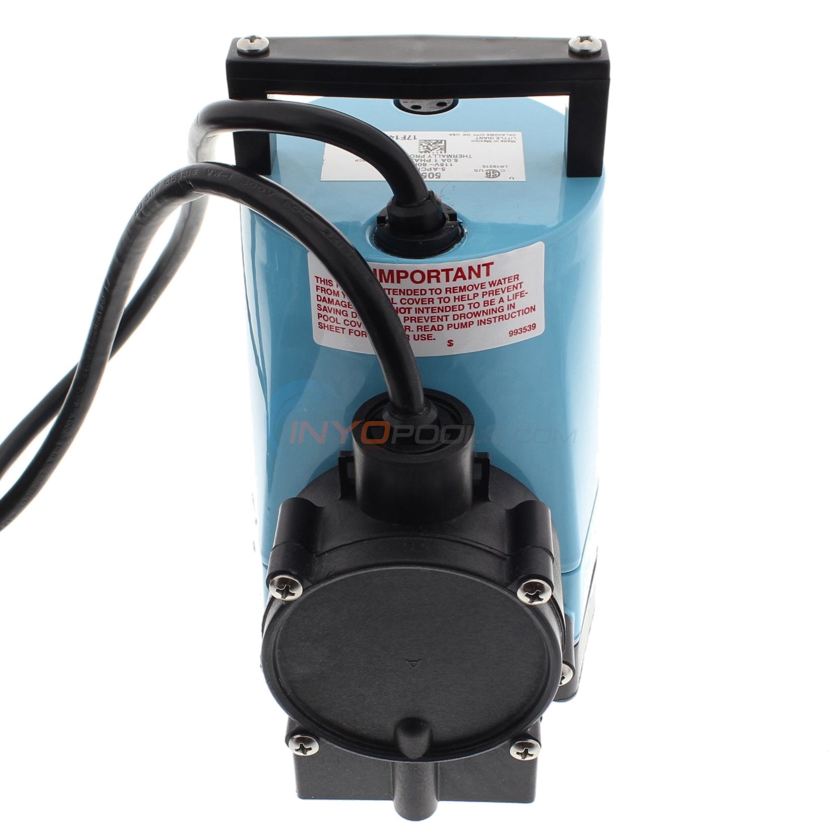 Little Giant Water Wizard Cover Pump - Automatic on/off - NW215
