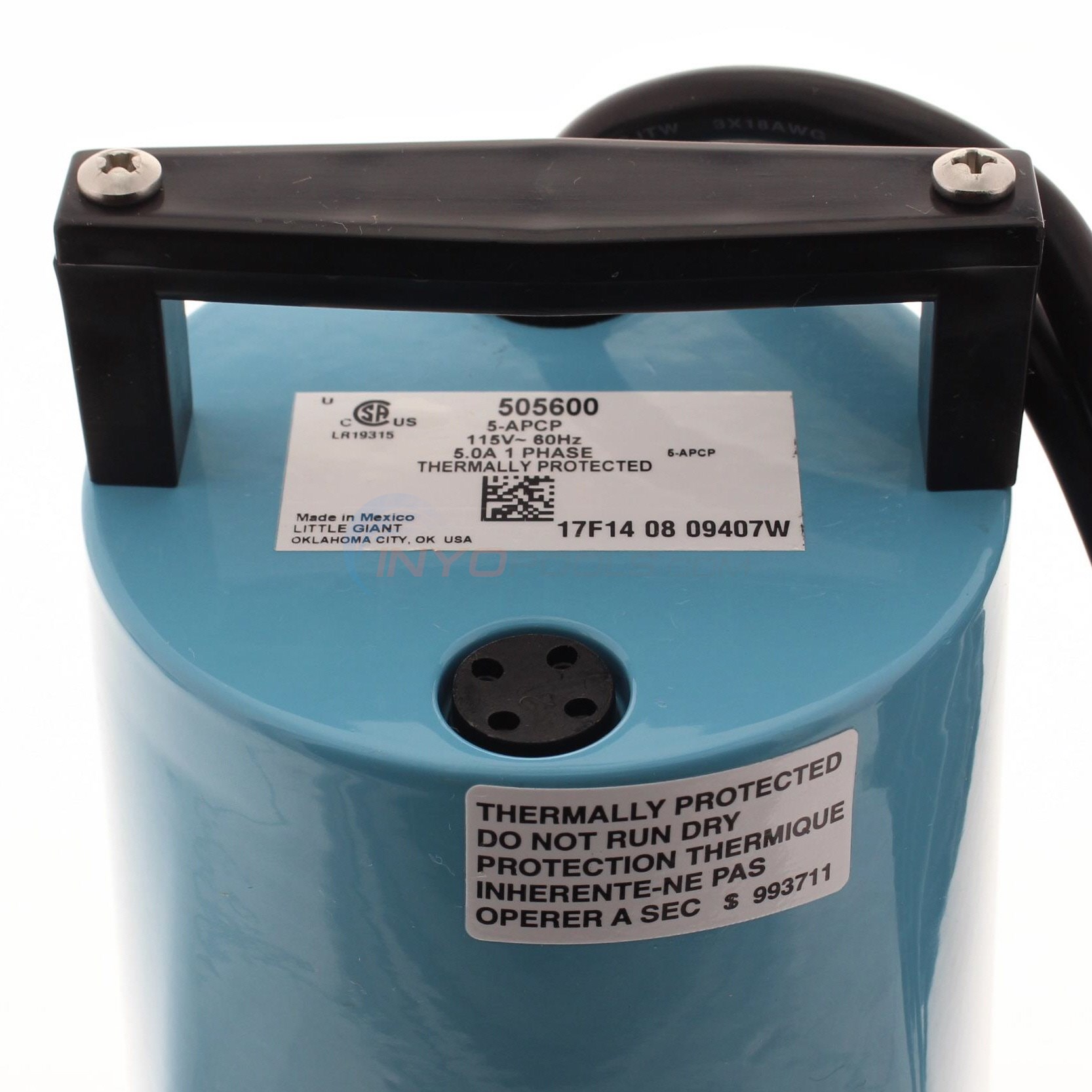 Little Giant Water Wizard Cover Pump - Automatic on/off - NW215