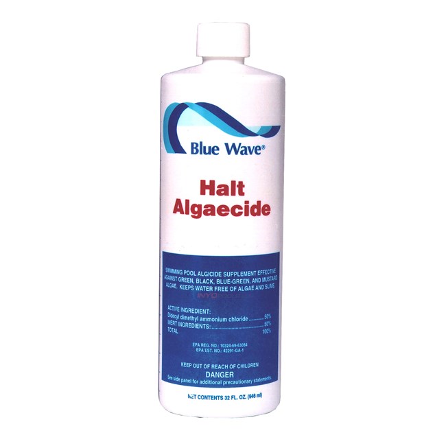 Blue Wave Halt Algaecide 50 50% Quart/Low Foam (1 Qt) - NY136