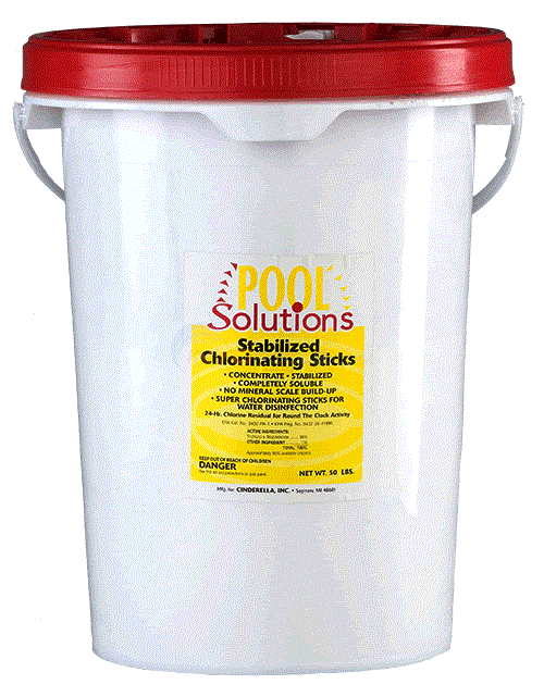 Chlorine Sticks 100 Lbs. P16100DE