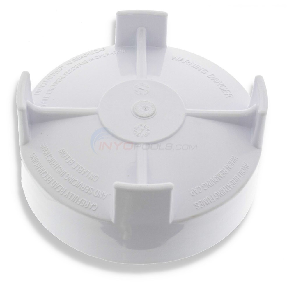 CHLORINATOR CAP - WHITE