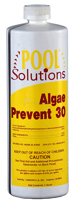 Algaecide Prevent 30 (Polyquat.) 1 Qt P81002DE