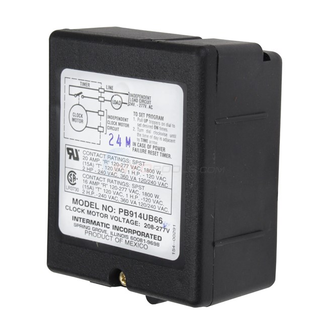 Intermatic Freeze Protect Timer Mechanism Only 240V - PB914N66