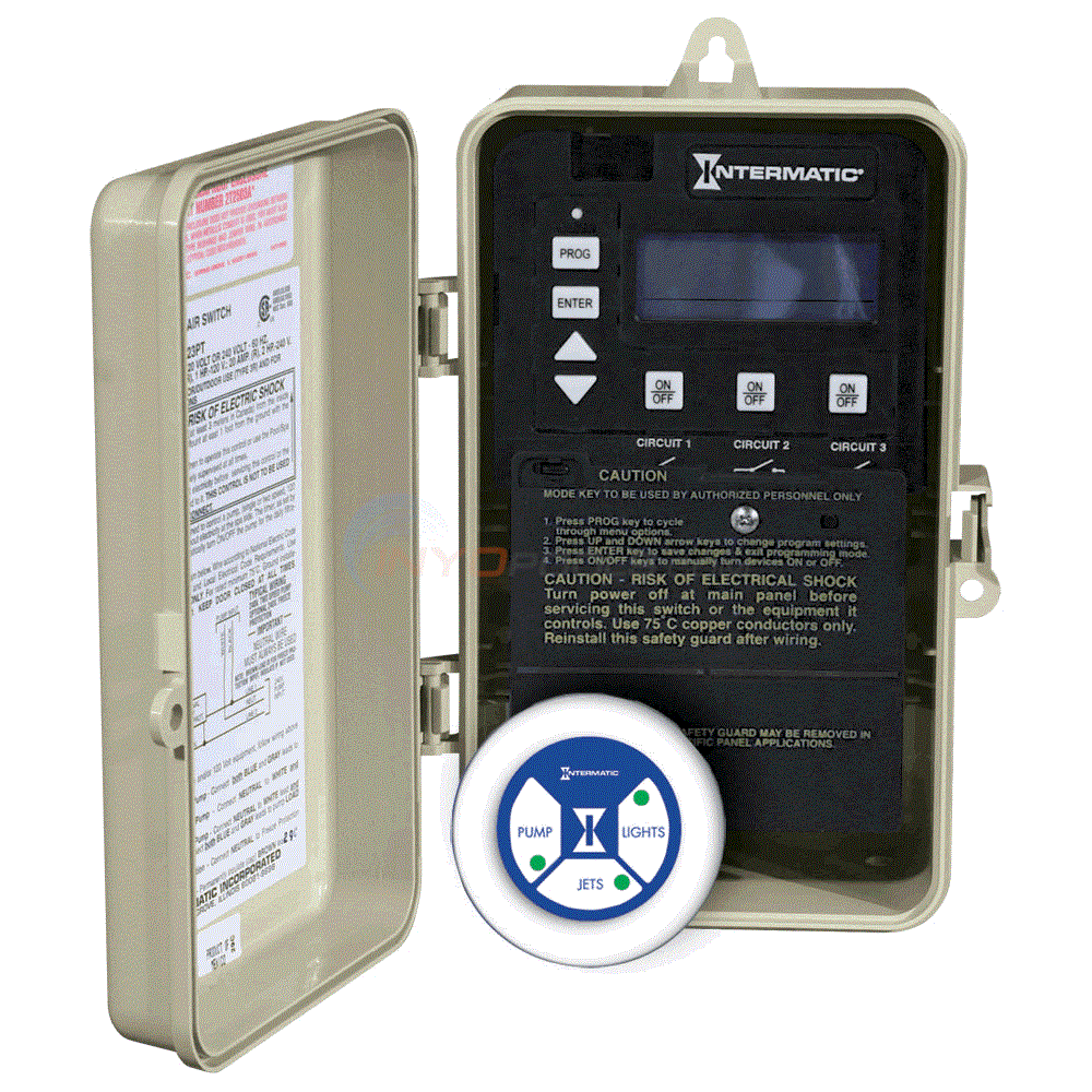 Digital Intermatic Time Clock Plastic Enclosure 100' Remote Control (DS ...