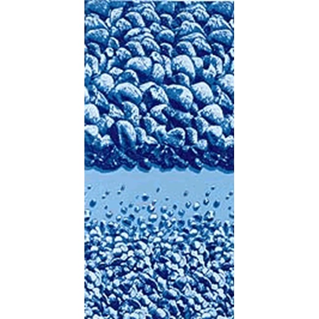 18X30 Oval Blue Canyon Rock Pool Liner 52" Beaded - PF15028