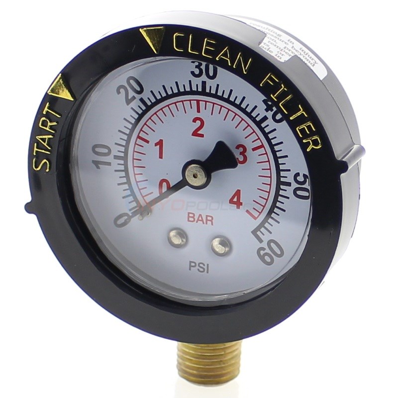 Pentair 190058 FNS Clean & Clear 0-60 psi Pool Filter Pressure Gauge Replacement 