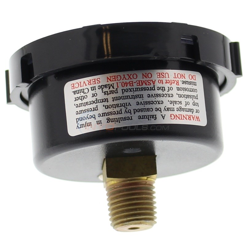 Pentair OEM Pool Filter Pressure Gauge with Indicator, Rear Mount