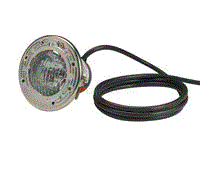 Pentair AquaLight, 12V, 75W, 15ft. Cord w/ SS Face Ring - 77181100