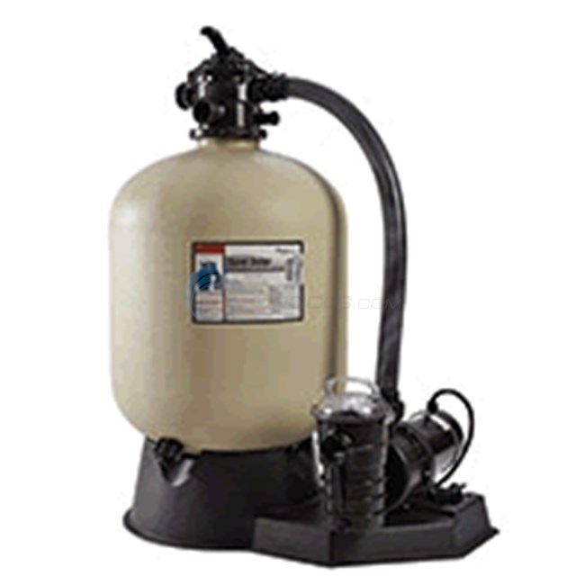 Pentair Sand Dollar SD60 Filter with 1HP 1Speed Pump, 3'STD Cord and 6' Hose Kit - EC-PNSD0060OE1160