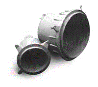 Large SS Niche, 3/4" Rear Hub, Fiberglass/Vinyl - 78232400