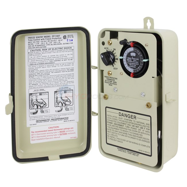 Intermatic Freeze Protect Timer 120/240V - PF1103T
