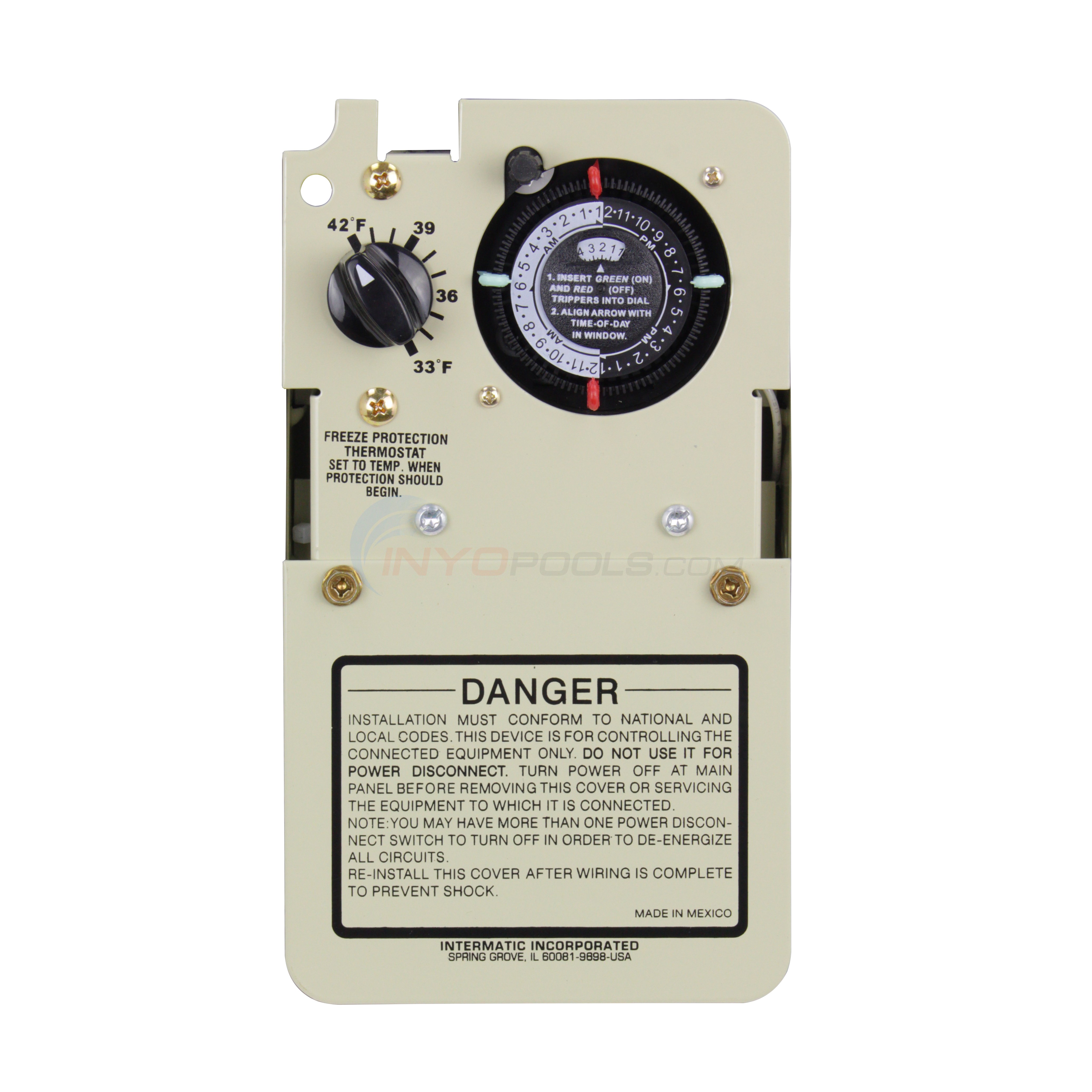 Intermatic Freeze Protect Timer for Pool & Spa 120/240V PF1103T