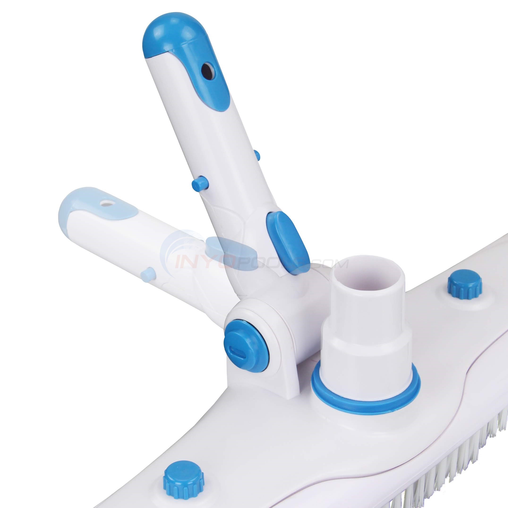 Pureline 18" Deluxe Pool Brush with Easy Button - PL0077
