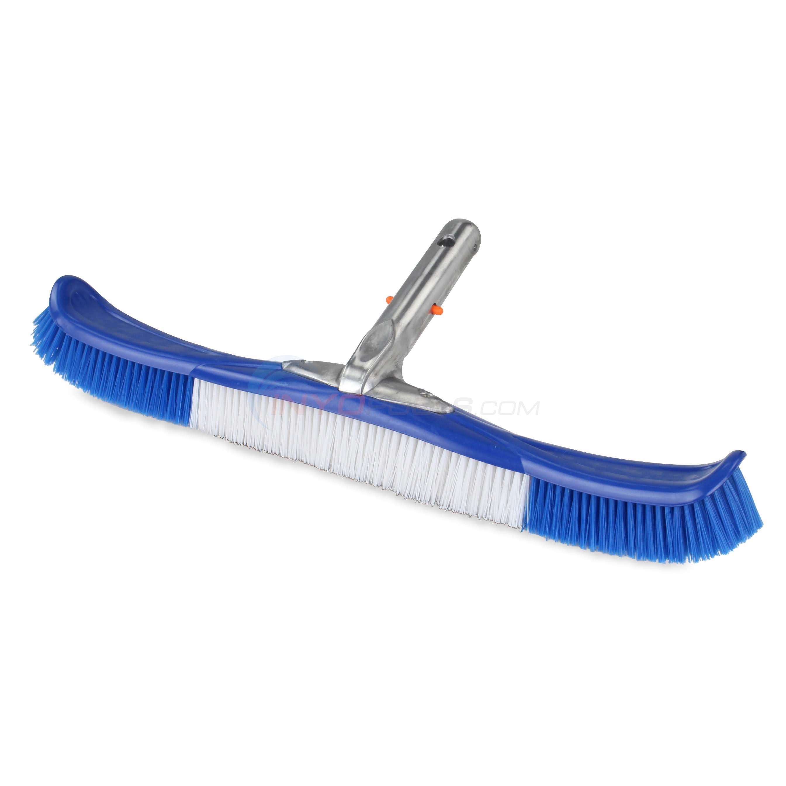 Pureline 18" Pool Brush Aluminum Handle and Extra Bristles - Model PL0066