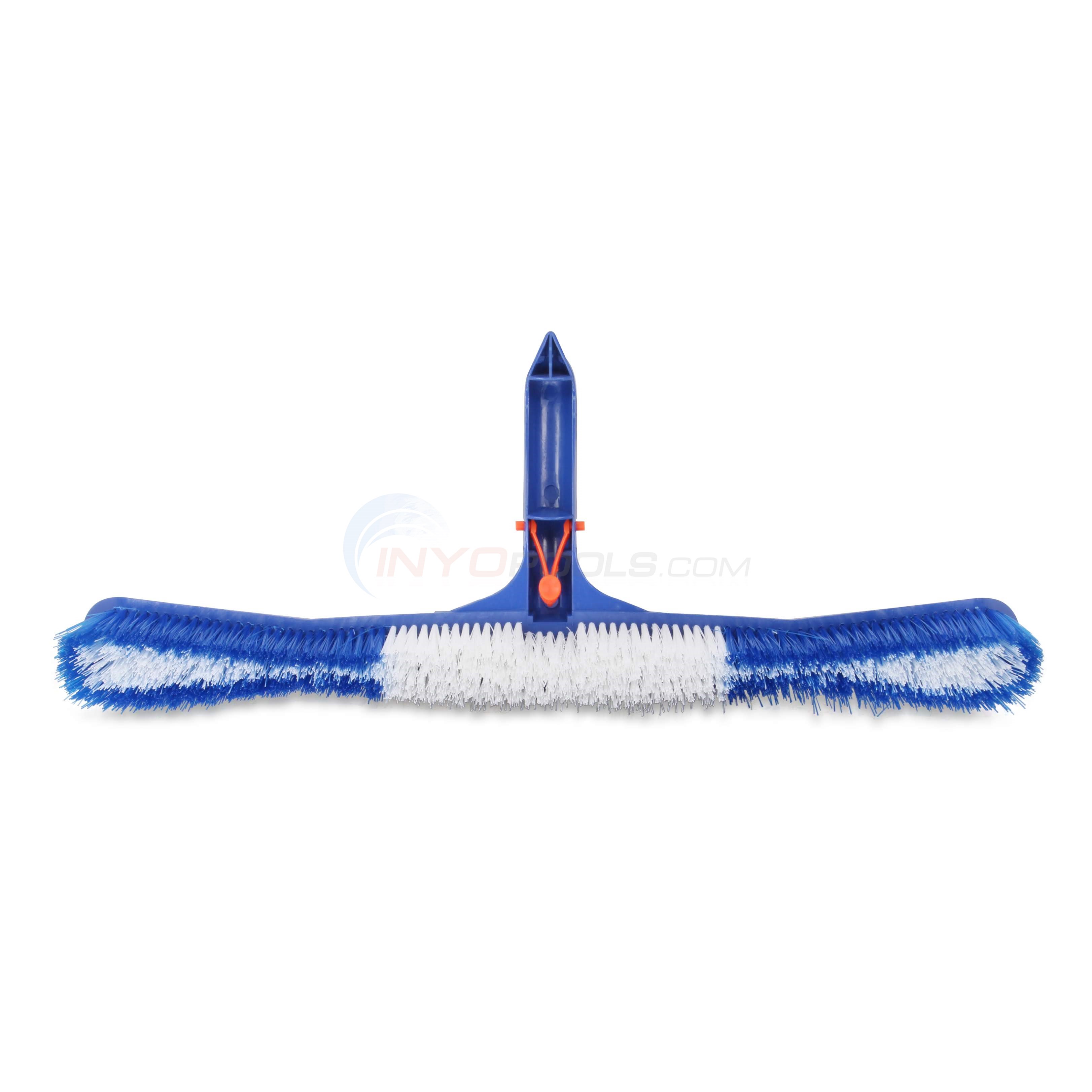 Pureline 20" Oversized Poly Bristle Pool Brush w/ EZ Clip - PL0067