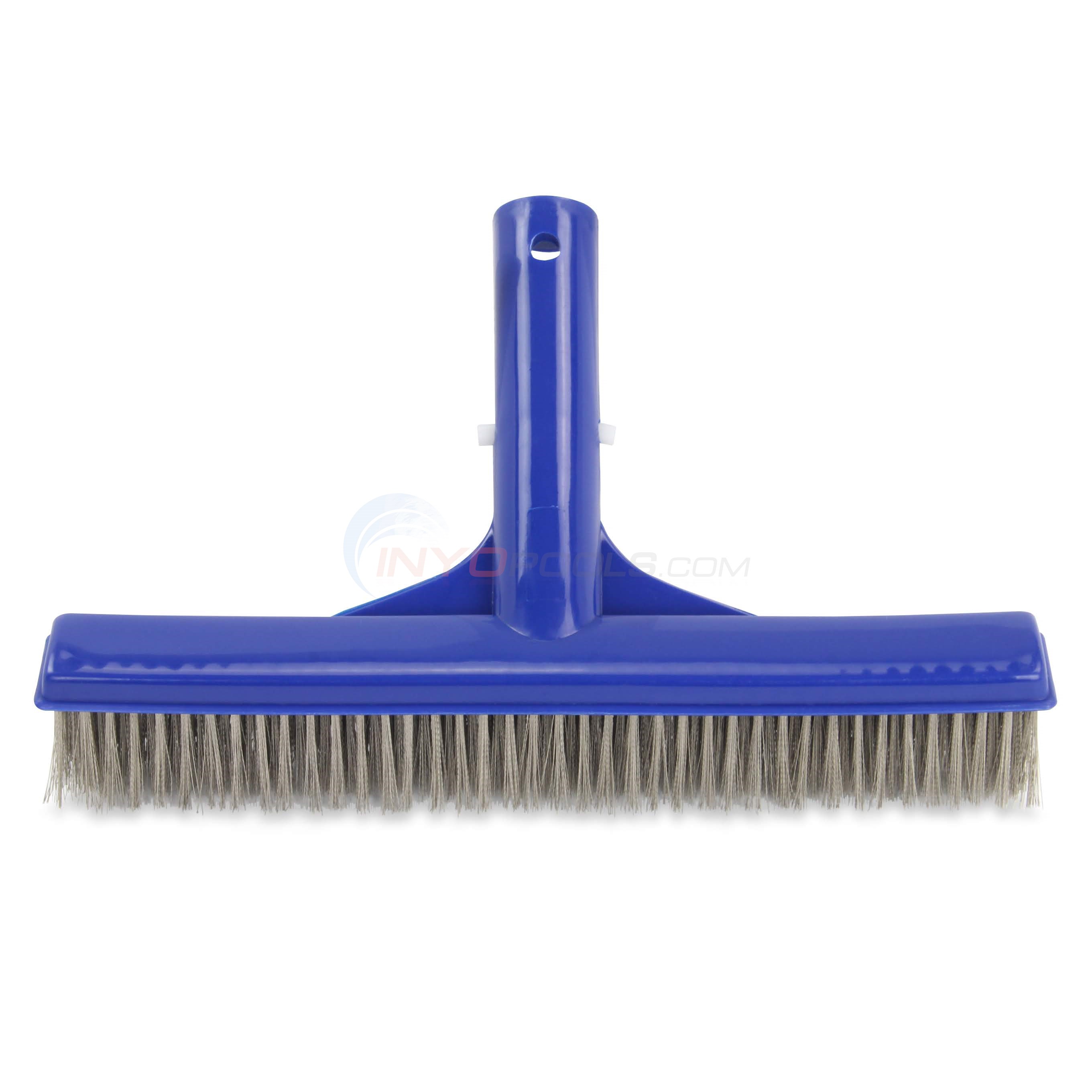 Pureline 10" Pool Algae Brush with Plastic Handle - PL0069