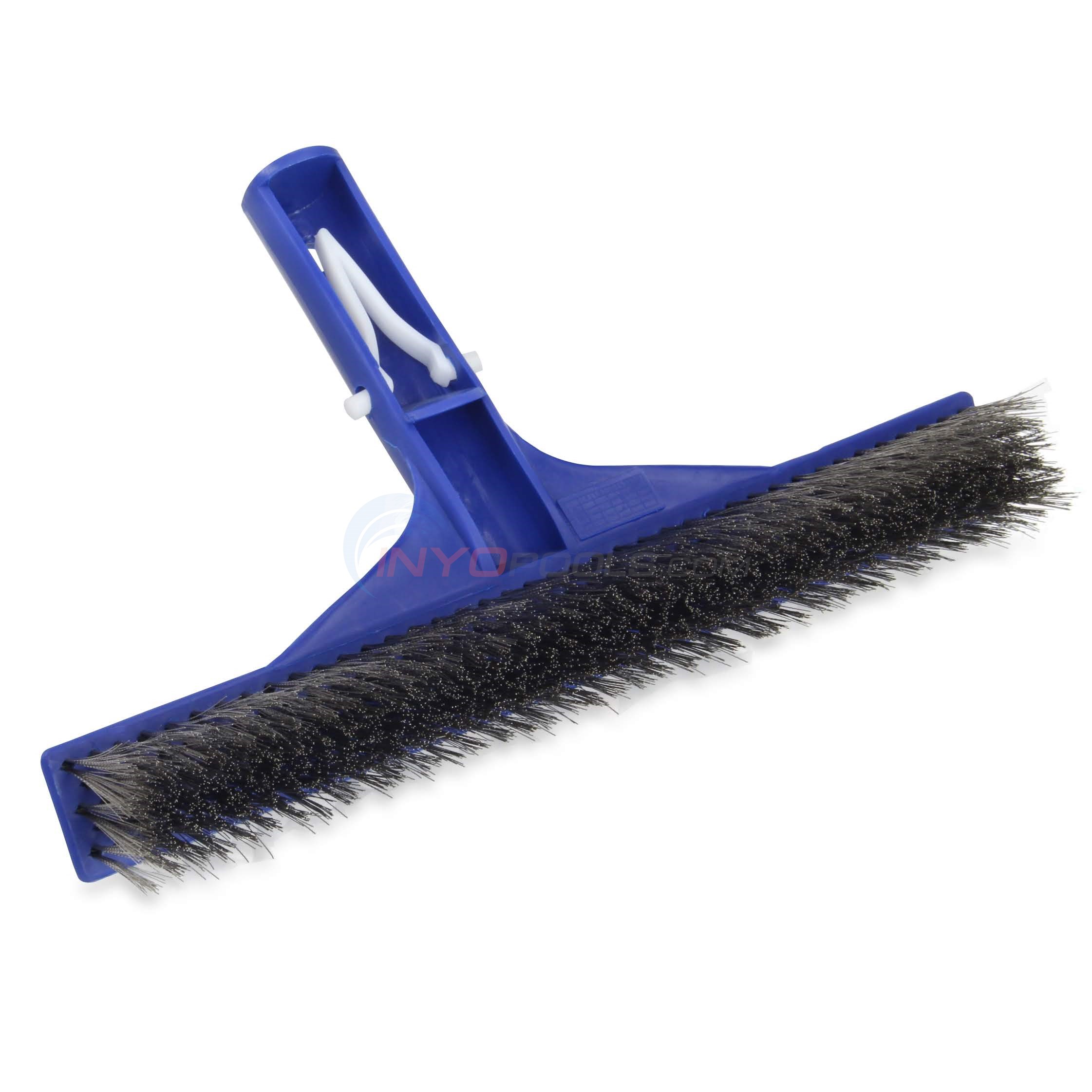 Pureline 10" Pool Algae Brush with Plastic Handle - PL0069