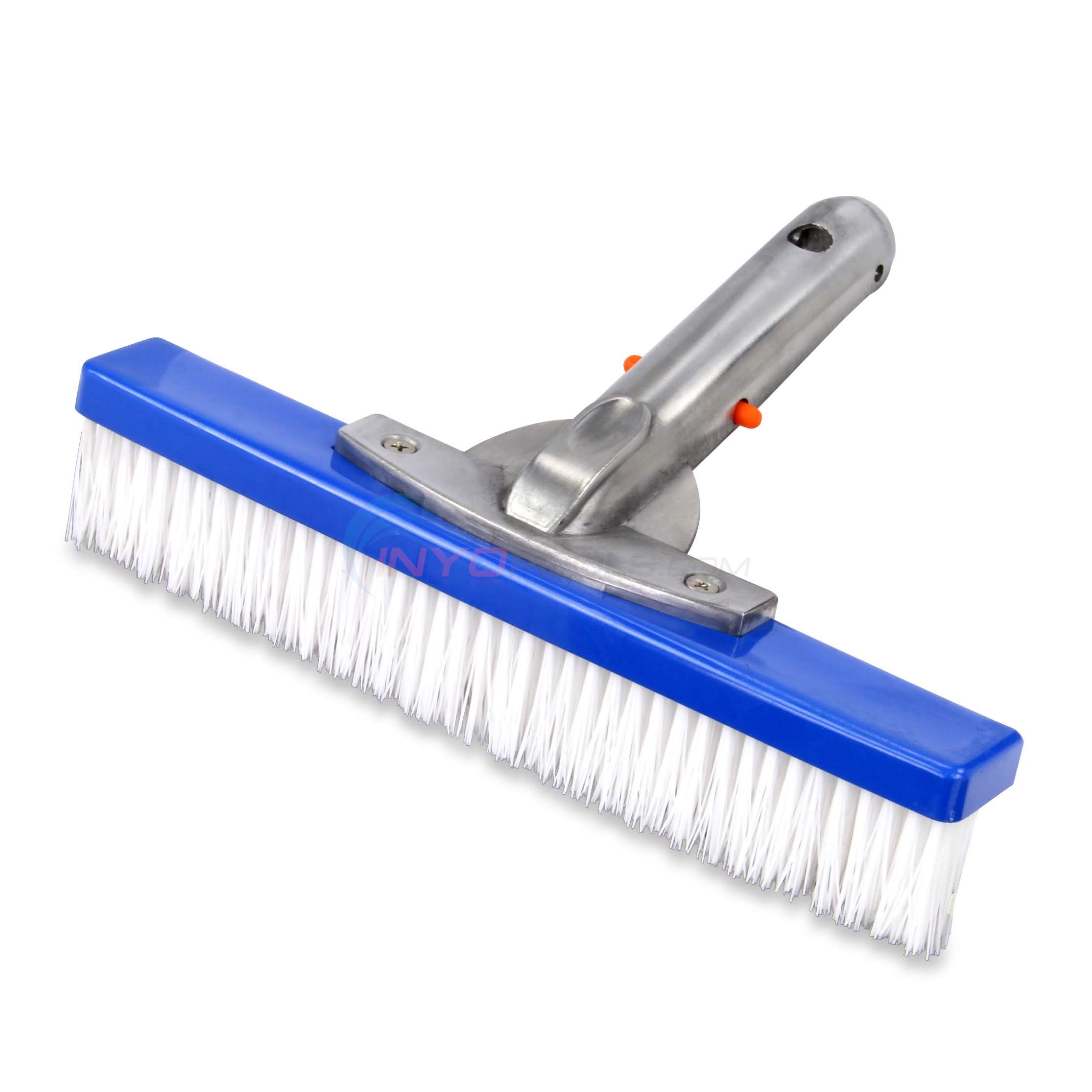 Pureline 10" Pool Brush Poly Bristle w/ Aluminum Handle